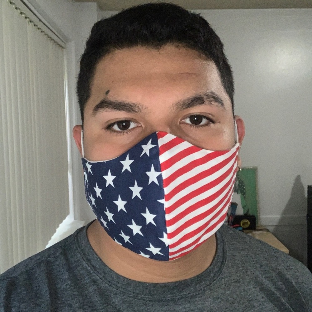 Fabric mask washable (3 layer fabric )